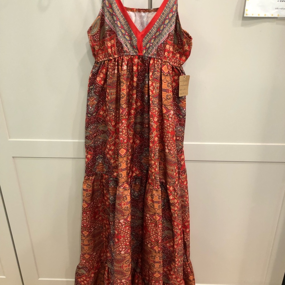 Maxi pattern dress